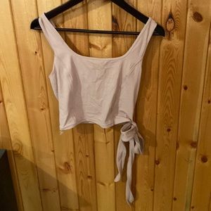 Tie up Lululemon dance top